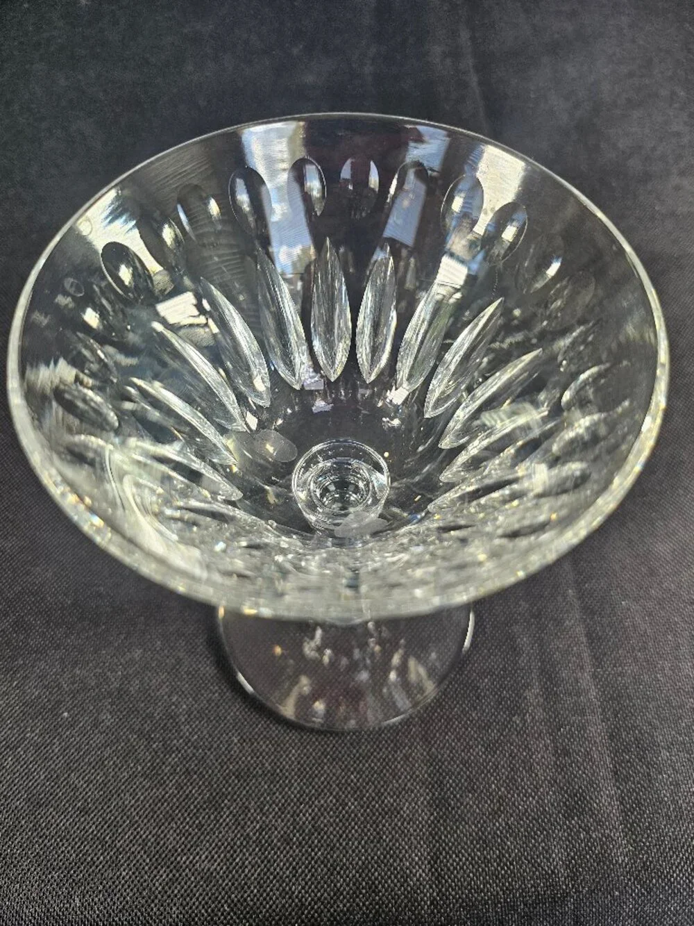 1950s Hawkes Crystal Saint George Champagne Coupes Cocktail Glasses Set Of 4
